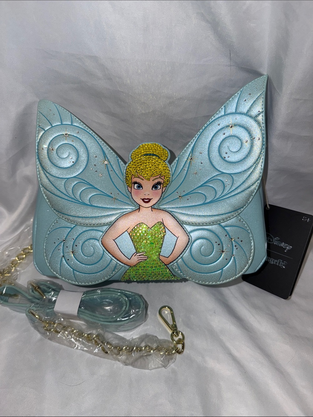 Loungefly Tinkerbelle Hand Blinged Crossbody Bag